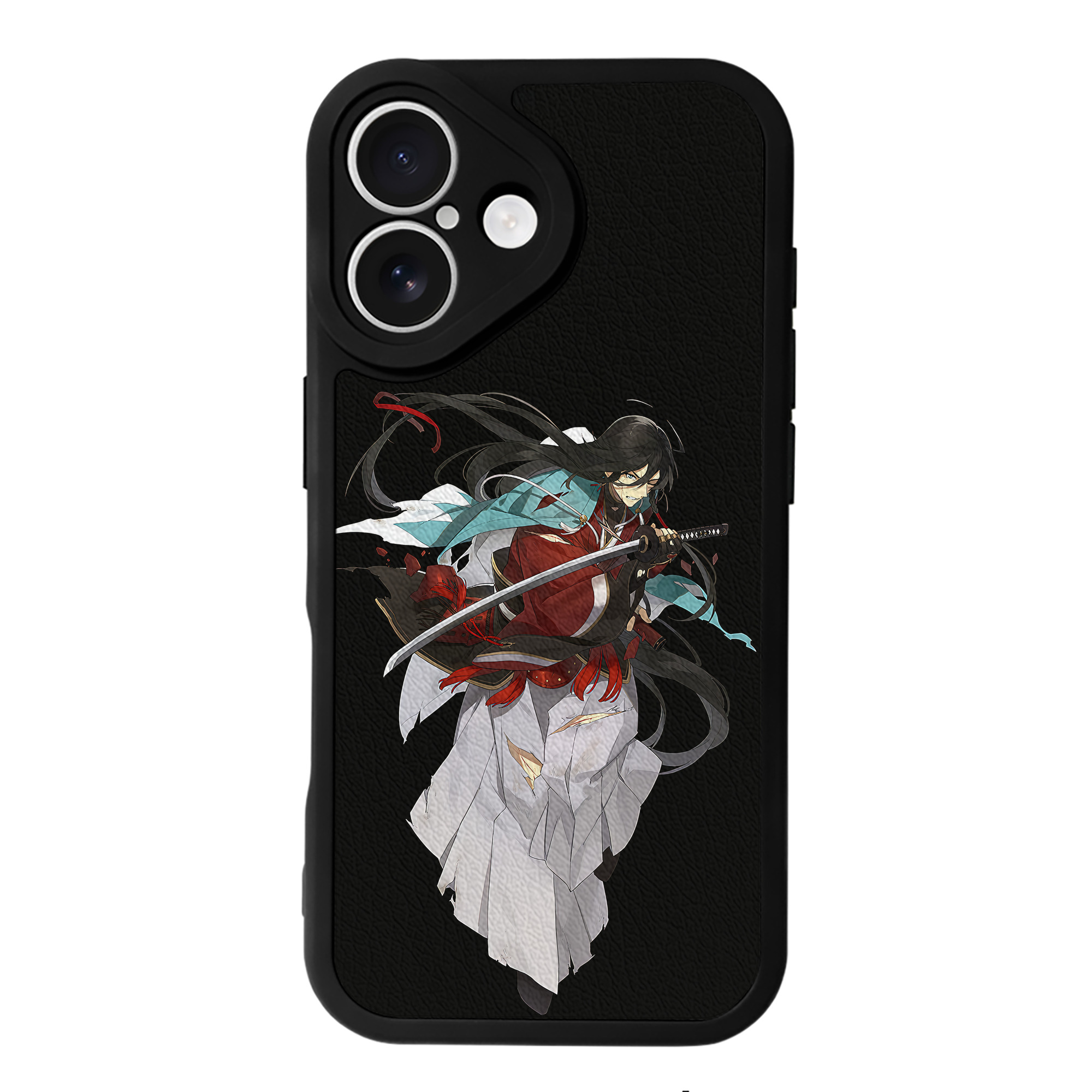 （画像用） 刀剣乱舞 Touken Ranbu 【iPhone 16シリーズ対応】シリコンスマホケース（レザー調） 材質：シリコン